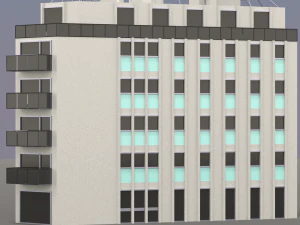 Casa de la ciudad 020 Modelo 3D