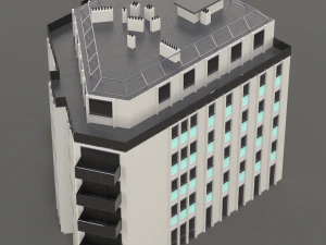 Casa de la ciudad 020 Modelo 3D