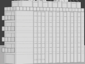 Casa de la ciudad 020 Modelo 3D