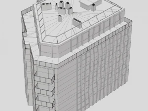 Casa de la ciudad 020 Modelo 3D