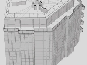 Casa de la ciudad 020 Modelo 3D