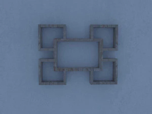 Boekenplank 3D Model