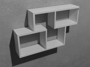 Bookshelf 3Dモデル