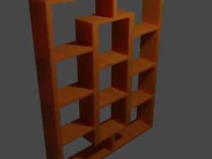 Bookshelf 3D Model
