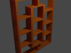 Boekenplank 3D Model
