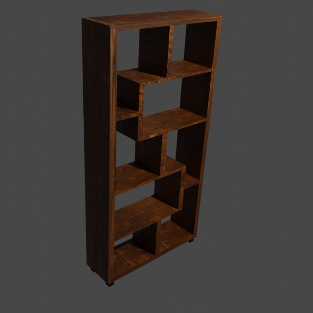Bookshelf Modèle 3D .c4d .max .obj .3ds .fbx .stl .blend 
