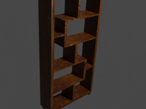 Bookshelf 3D Model
