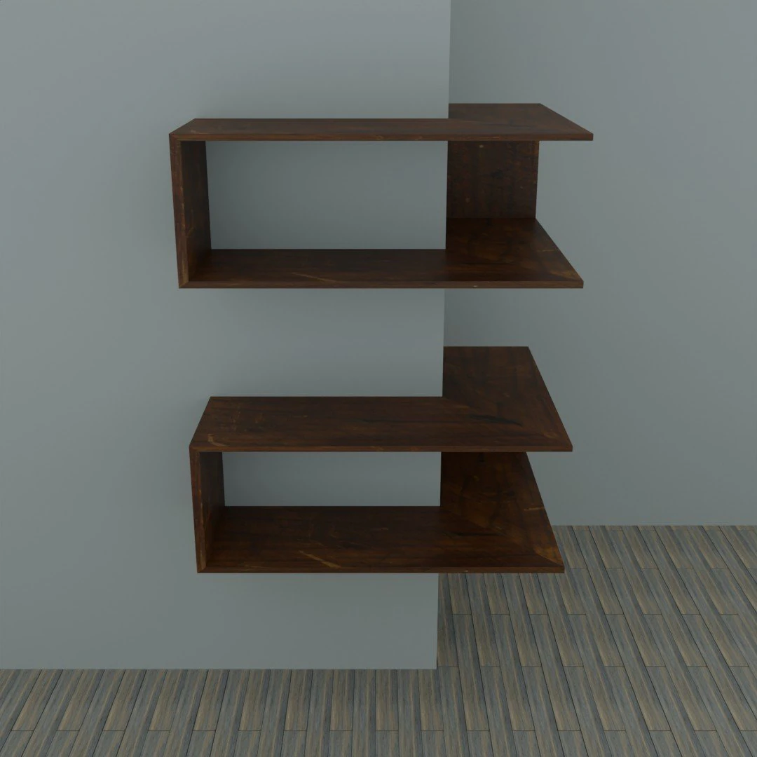 Bookshelf 3D Model .c4d .max .obj .3ds .fbx .stl .blend 