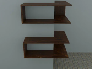 Boekenplank 3D Model