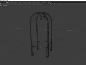 邮箱低聚 3D 模型