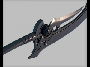 spada di fantascienza Modello 3D