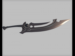 sci fi sword Modelo 3D