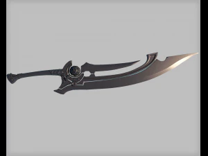 sci fi sword 3D Model