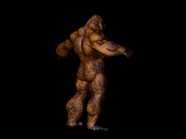 kong 3D 프린트 모델 .c4d .max .obj .3ds .fbx .stl .blend 