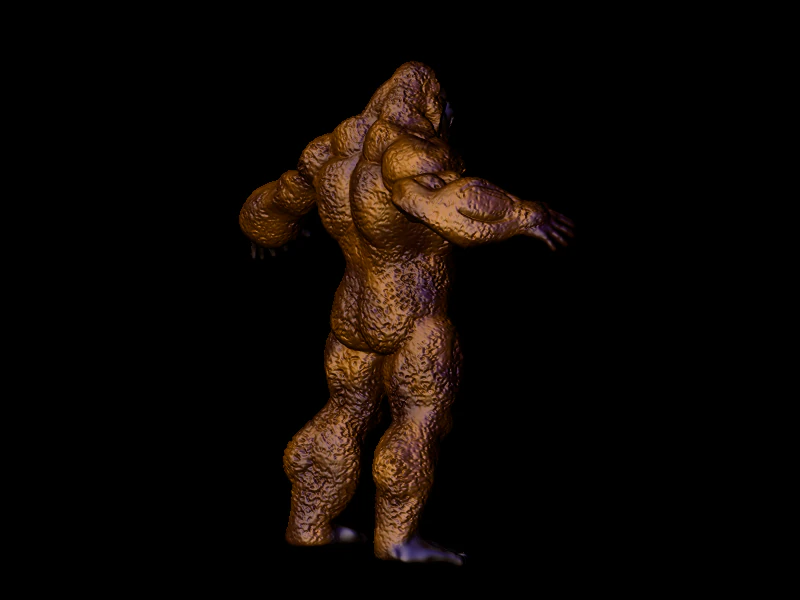 kong 3D Print Model .c4d .max .obj .3ds .fbx .stl .blend 