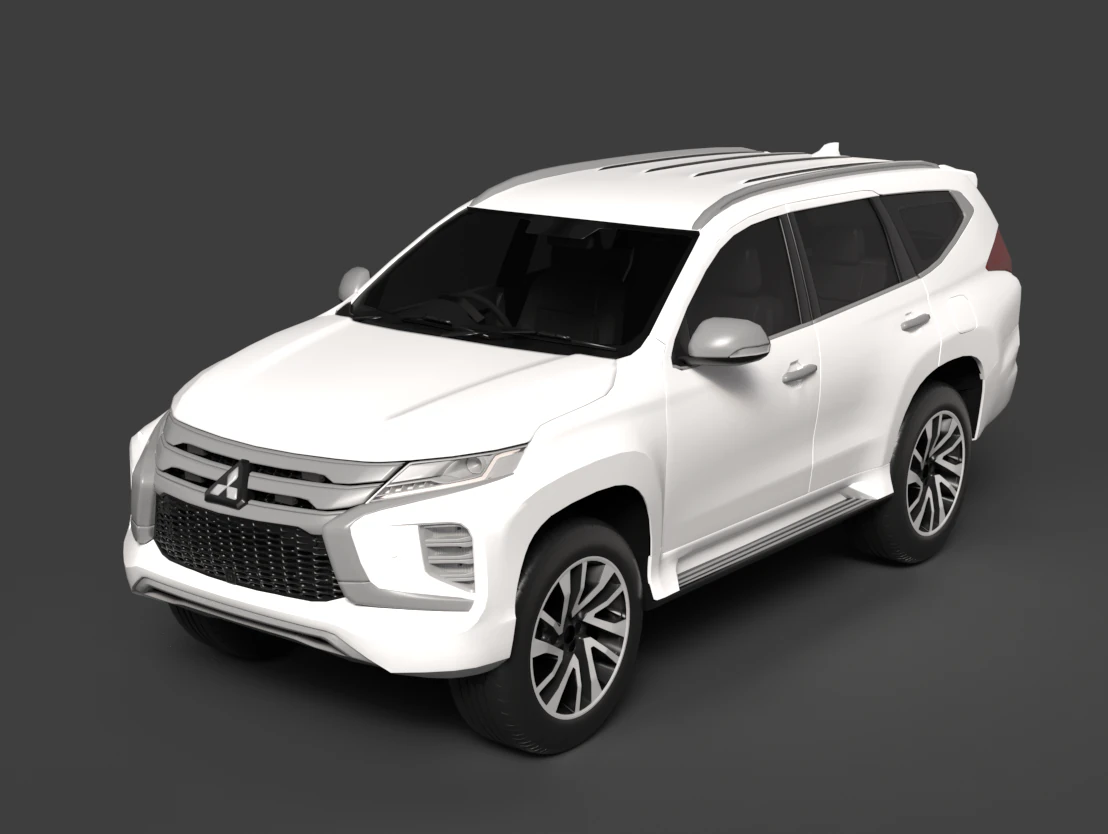 Mitsubishi Pajero Sportt 3D Model .c4d .max .obj .3ds .fbx .stl .blend 