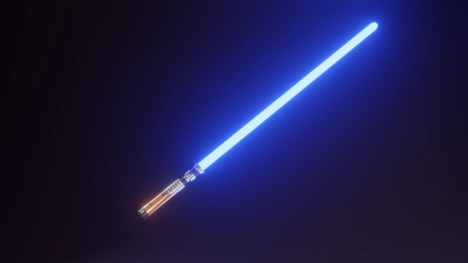 jedis lightsaber 3D Model .c4d .max .obj .3ds .fbx .stl .blend 
