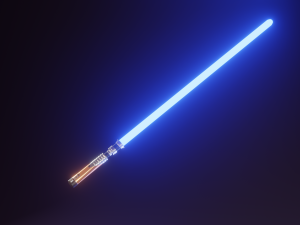jedis lightsaber 3D 모델