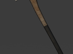 the fire axe Modello 3D