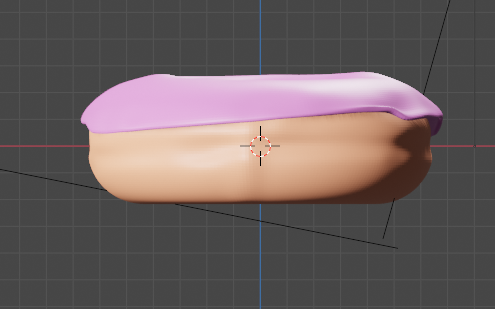 strawberry donut Modelo 3D .c4d .max .obj .3ds .fbx .stl .blend 