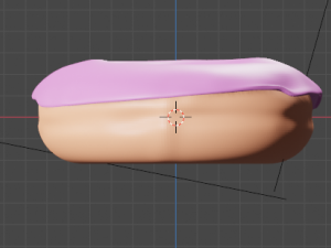 strawberry donut Modello 3D
