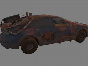 grunge car 3D Model