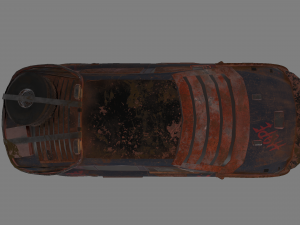 grunge car 3D Model
