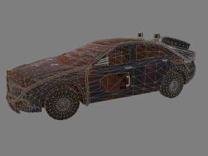 grunge car 3D Model