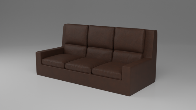 leather sofa Modelo 3D .c4d .max .obj .3ds .fbx .stl .blend 