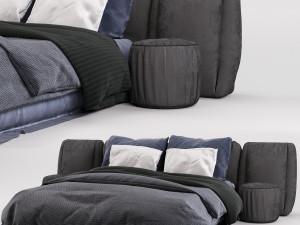 adairs bed n01 Modèle 3D