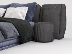 adairs bed n01 Modèle 3D