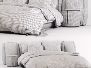 adairs bed n01 Modèle 3D