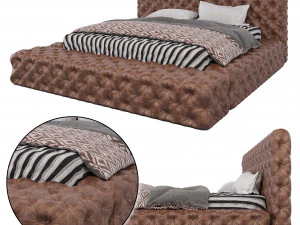 lit d'all&eacute;e de parc Modèle 3D