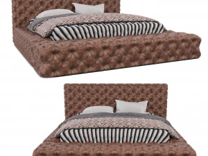 lit d'all&eacute;e de parc Modèle 3D