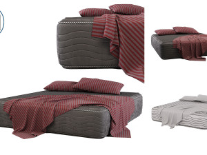 epeda bed mattress king size n01 3D Model