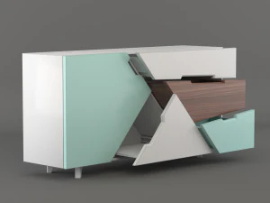 tangram sideboard 3D Model