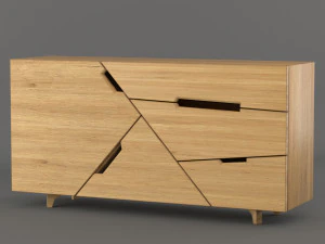 tangram sideboard 3D Model
