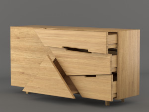 tangram sideboard 3D Модель
