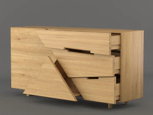 tangram sideboard 3D Model