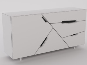 tangram sideboard 3D Модель