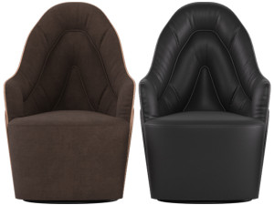 degraded birch couture armchair 3D Модель