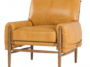 rhys leather chair 3D Model