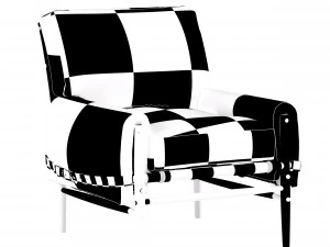 rhys leather chair 3D Model