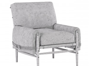 rhys leather chair 3D Model