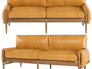 rhys twocushion sofa Modello 3D
