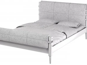 rhys leather bed 3D Model