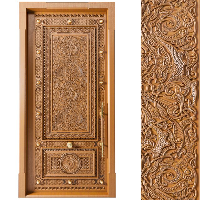 classic door n01 Modèle 3D .c4d .max .obj .3ds .fbx .stl .blend 