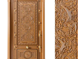 porta cl&aacute;ssica n01 Modelo 3D