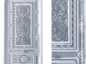 classic door n01 3D Model