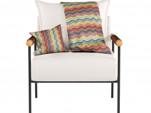 boucle atticus armchair 3D Model